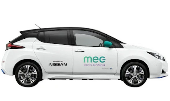 MEC electric carsharing València/Passeig de Gràcia BCN.