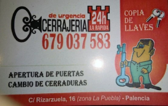 Cerrajero Urgente 24 horas La Rápida - Copia de llaves