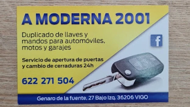 CERRAJERIA LA MODERNA 2001 DUPLICADO LLAVES Y MANDOS