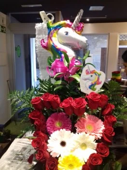 Arte floral hierbabuena