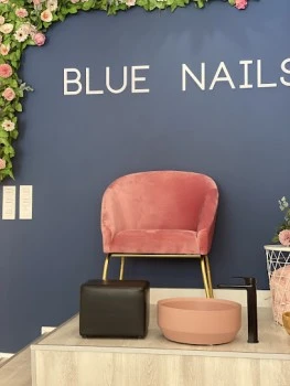 BLUE NAILS