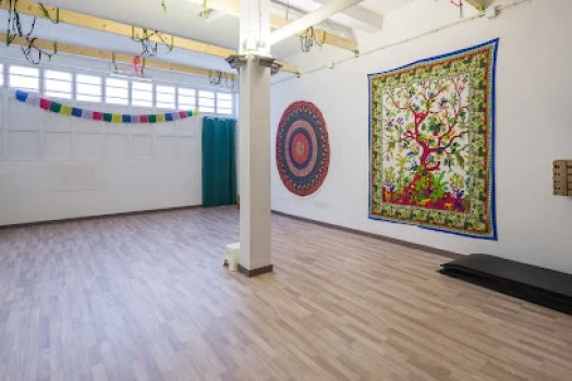 Estudio de AeroYoga Zaragoza - Sala de actividades La Vida en Verde